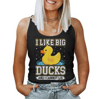 I Like Big Ducks And I Cannot Lie Rubber Duck Women Tank Top - Thegiftio UK