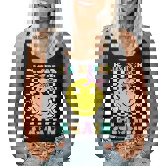 Big Sister Again Retro Groovy Big Sister Girls Toddlers Women Tank Top - Thegiftio