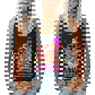 Big Sister Birthday Girl Party Pink Doll Family Decorations Women Tank Top - Thegiftio