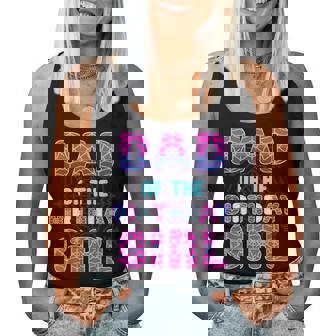 Birthday Girl Dad Of The Birthday Girl Spider Birthday Party Women Tank Top | Mazezy