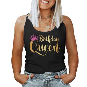Birthday Queen Happy Birthday Party Lustiges Geschenk Tank Top Frauen - Geschenkecke