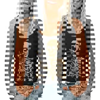 Black Cat Apparel Halloween Graphic -Adults Cat Mom Cat Dad Black Small Women Tank Top - Thegiftio