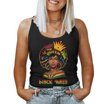 I Am Black History Month Girls Afro Black Queen Women Tank Top | Mazezy