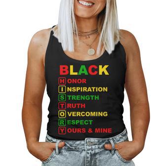 Black History Month Pride Melanin African American Women Women Tank Top | Mazezy