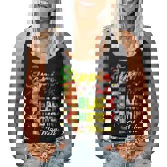 Black History Steppin Into African High Heels Girls Women Tank Top - Thegiftio