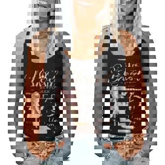 Blessed By God For 75 Years Old 75Th Birthday Party Queen Women Tank Top - Thegiftio