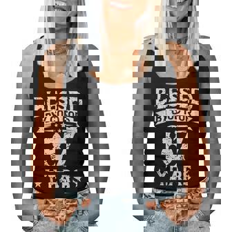 Blessed By God For 87 Years Old 87Th Birthday For Men Women Tank Top - Monsterry