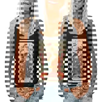 Boho Floral Tarot Card Doula Midwife Birth Worker L&D Nurse Women Tank Top - Monsterry