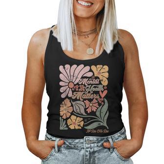 Boho Mental Health Matters All Day Every Day Inspirational Women Tank Top - Thegiftio UK
