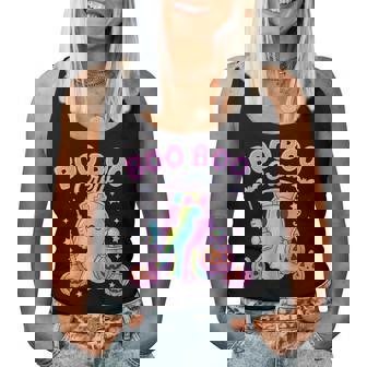 Boo Boo Crew Nurse Ghost Kawaii Halloween Spooky Pumpkin Women Tank Top - Seseable