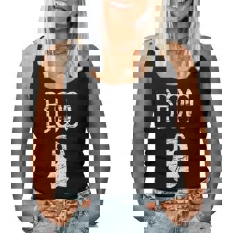 Boo Ghost Vintage Halloween Fall Trick Treat Women Tank Top - Thegiftio