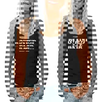 Boyfriend Beater Girlfriend Humor Retro Groovy Women Tank Top | Seseable CA