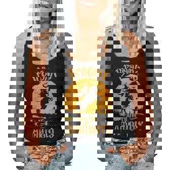 Brooms Are For Amateurs Halloween Horse Riding Horseback Women Tank Top - Thegiftio