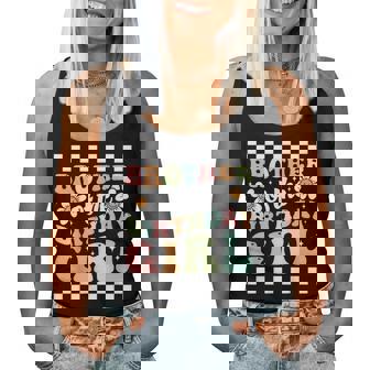 Brother Of The Birthday Girl Family Groovy Birthday Party Women Tank Top | Mazezy