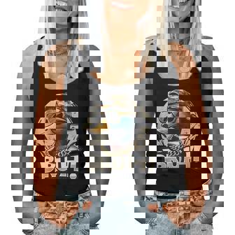 Bruh Mallard Duck Duck Hunting Humor Women Tank Top - Monsterry