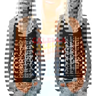 Calella City Groovy Retro Camiseta sin mangas para mujer - Regaloses