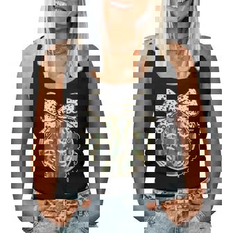 Camouflage Baseball Coquette Game Day Baseball Mama Women Women Tank Top - Monsterry