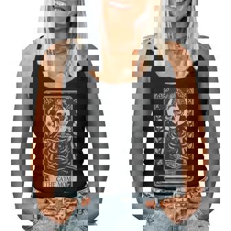 The Cat Lady Tarot Card Women Tank Top | Seseable FR