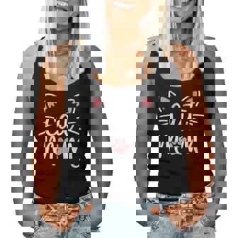 Cat Mom Cat Lover Cute Mother's Day Mama I Love My Cat Women Tank Top | Mazezy