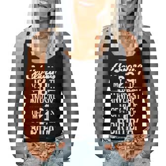 Celebrando Mi 29 Aniversario De Mi 21 Cumpleaños 50 Bda Cuello Camiseta sin mangas para mujer - Regaloses