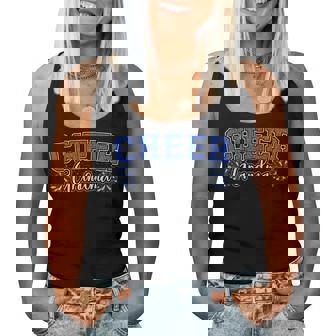 Cheer Grandma My Favorite Cheerleader Calls Me G-Ma Blue Women Tank Top | Mazezy