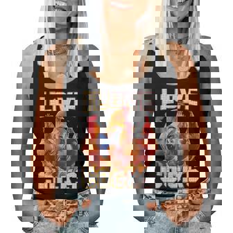 Chicken I Love Cocks Women Tank Top - Monsterry