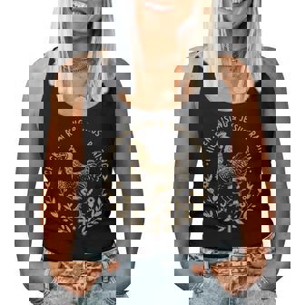 Chicken Raising & Jesus Praising Women Women Tank Top - Monsterry