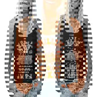 Chillin With My Oncology Nurse Turkeys Thanksgiving Nurse Women Tank Top | Seseable CA