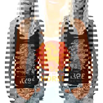 Chinese Zodiac Lunar New Year Fire Horse Year Of The Horse Women Tank Top - Monsterry