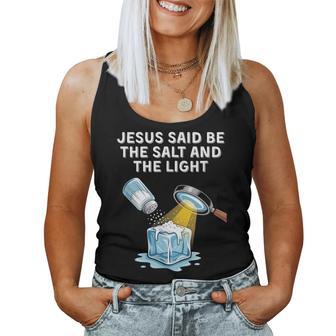 Christian Anti Ice Protest Be The Salt And The Light Women Tank Top - Thegiftio UK
