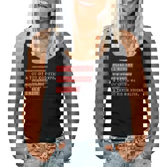 Christian Anti Trump Least Of These Women Tank Top | Seseable UK