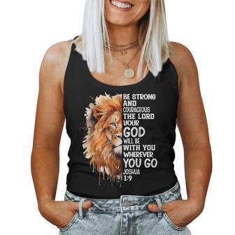 Christian Bible Verse Lion Of Judah Jesus God Women Tank Top - Thegiftio UK