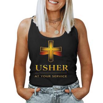 Christian Usher Church Boys & Girls Women Tank Top - Thegiftio UK