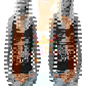 Cinco De Mayo Mamacita Flower Mama Cita Mexican Fiesta Party Women Tank Top | Mazezy