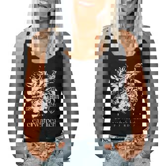 Clearwater Beach Florida Sea Turtle Flowers Surfer Souvenir Women Tank Top - Thegiftio