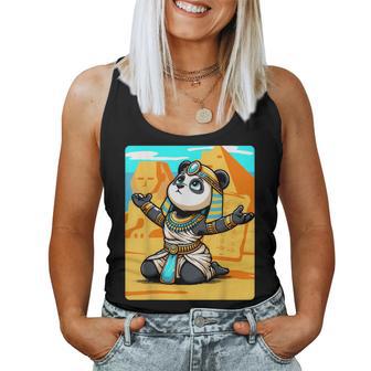 Cleopatra Panda Diosa Egipcia Pandabear Camiseta sin mangas para mujer - Regaloses