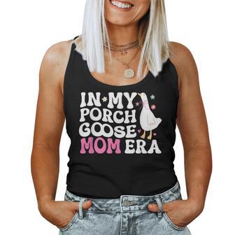 Cool In My Porch Goose Mom Era Women Tank Top - Monsterry