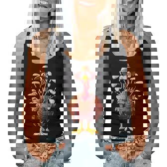 Cool Thanksgiving Golf Player Turkey Golfing Fall Autumn Women Tank Top | Seseable CA