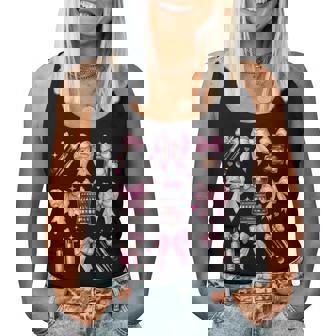 Coquette Bow Makeup Artist Mua Girl Mom Mama Mother's Day Women Tank Top | Seseable UK