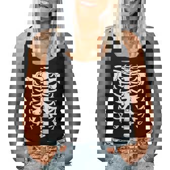 Costume Dequelette Pour Adultes Enfants Hommes S Cage Côtelée Débardeur pour femme - Cadeauxyz