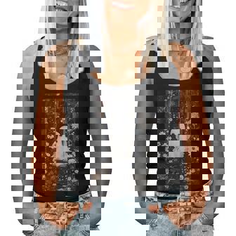 Cottagecore Ghost Swing Floral Aesthetic Halloween Spooky Women Tank Top - Thegiftio