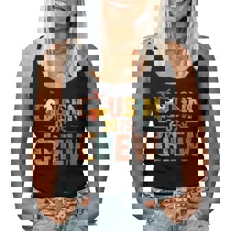 Cousin Crew 2025 Turkey Thankful Thanksgiving Autumn Fall Women Tank Top - Monsterry