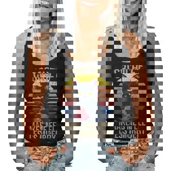 Crochet Mom Makes Me Feel Less Murdery Vintage Women Tank Top | Mazezy