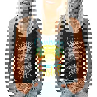 Cruising With My Sister Cruise Vacation Matching Brother Women Tank Top | Seseable FR