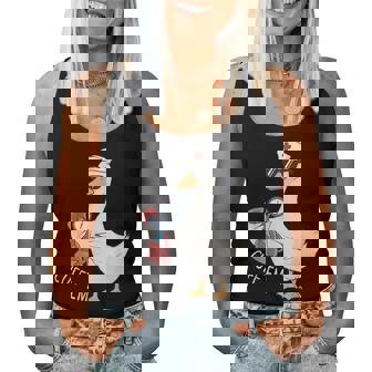 Cuff 'Em Goose Nurse Silly Goose Meme Er Nurse Women Tank Top | Seseable FR