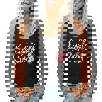 Cute Baseball Aunt Heart Matching Family Auntie Women's Women Tank Top - Thegiftio