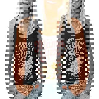 Cute Mama Hen With Floral Pattern Women Tank Top - Monsterry