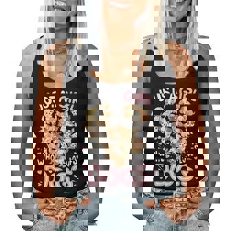 Cute Puppy Heart Just A Girl Who Loves Dogs Women Tank Top | Mazezy