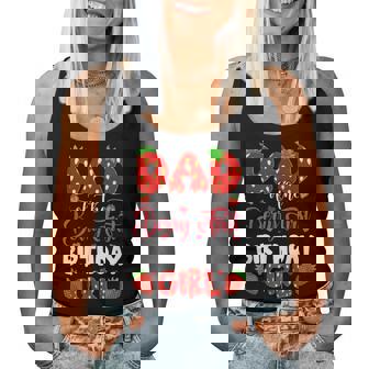 Dad Of The Berry First Birthday Of Girl Strawberry Women Tank Top | Seseable CA