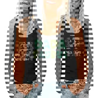 Dada Saurus Dad Dinosaur Three Rex Birthday Boy Girl Family Women Tank Top - Thegiftio